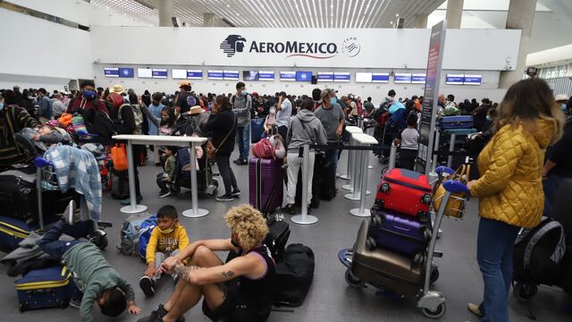 Vuelos cancelados de Aeroméxico