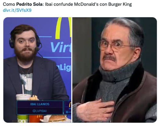memes de Ibai Llanos lo comparan con Pedrito Sola
