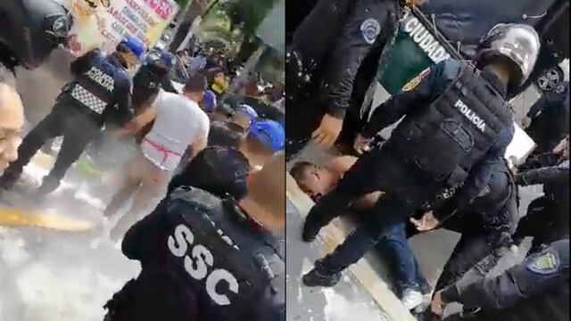 VIDEO: policías de CDMX insisten en subir a una patrulla a hombre que se convulsionaba