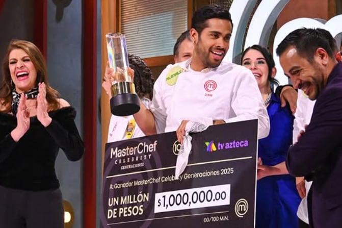 Dani Valle fue el ganador de MasterChef Celebrity 2025
