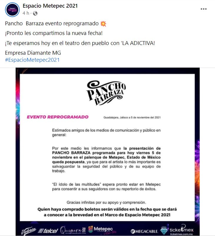 Comunicado de la Feria de Metepec