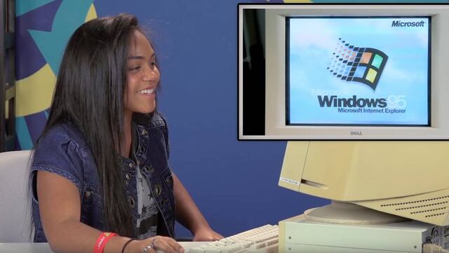 Adolescentes reaccionan a Windows 95