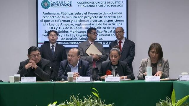 Ley de Amparo “debilita la justicia en México”, dice comisiones de la Cámara de Diputados
