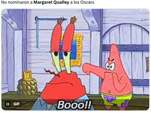Memes de las nominaciones a los Oscar 2025