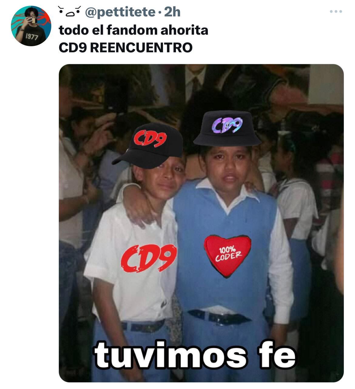 Memes desatan la ilusión de fans ante el reencuentro de CD9