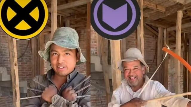 Albañiles parodian a los ‘Avengers’