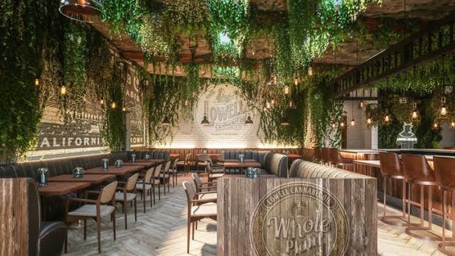 El restaurante tendrá una carta con las mejores cepas de mariguana de California