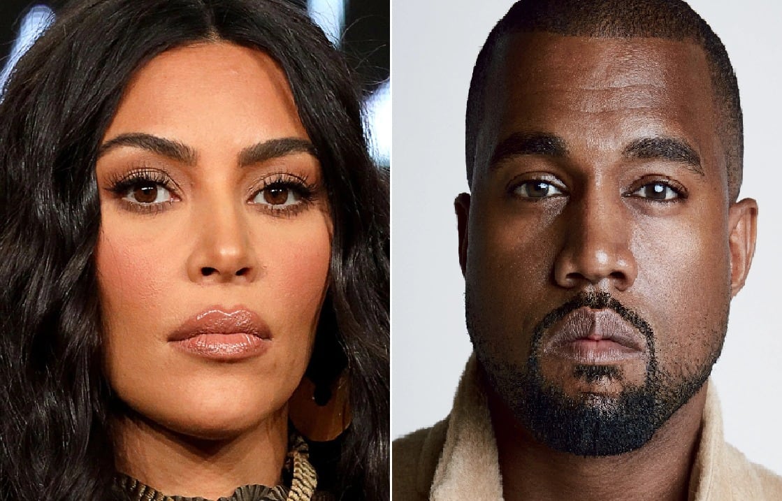 Kanye West y Kim Kardashian