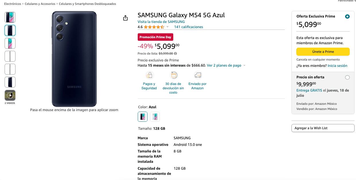 Los smartphones con más del 50% de descuento en el Amazon Prime Day 2024