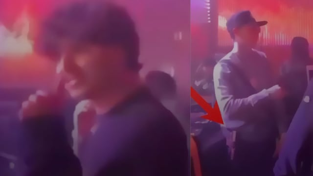 Captan a Natanael Cano con un arma de fuego en la cintura