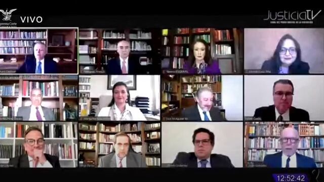 Sesión virtual SCJN