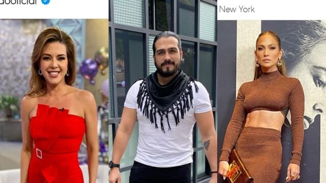 Alicia Machado, Andrés Tovar, Jennifer López.