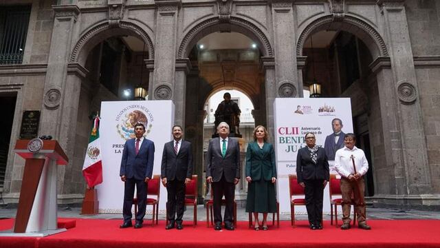 AMLO y Salomón Jara celebran el legado de Benito Juárez