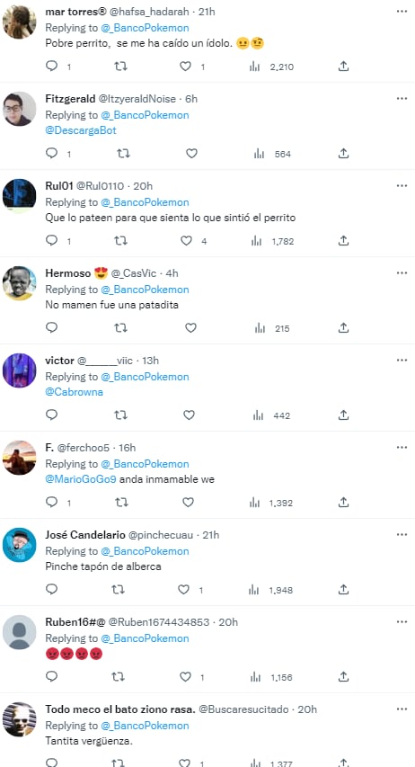 Reacciones a Medio Metro pateando a un perro