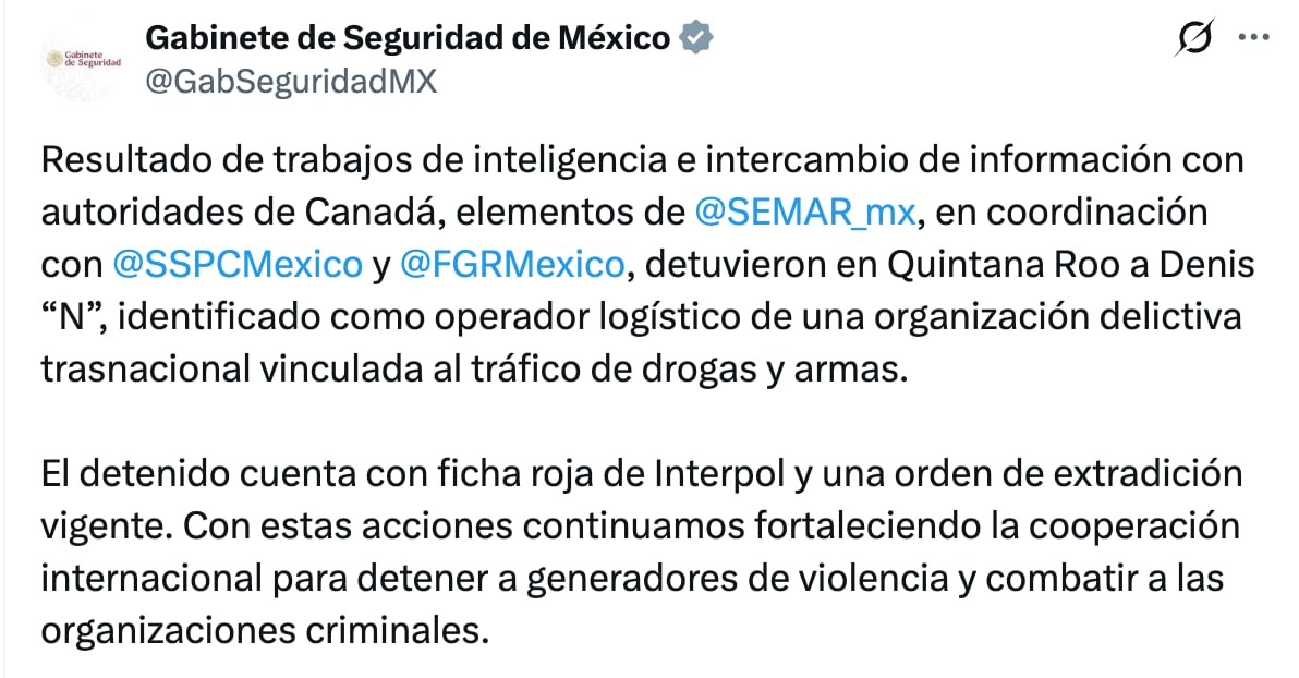 Denis Ivziku, buscado en Canadá, cae en Quintana Roo