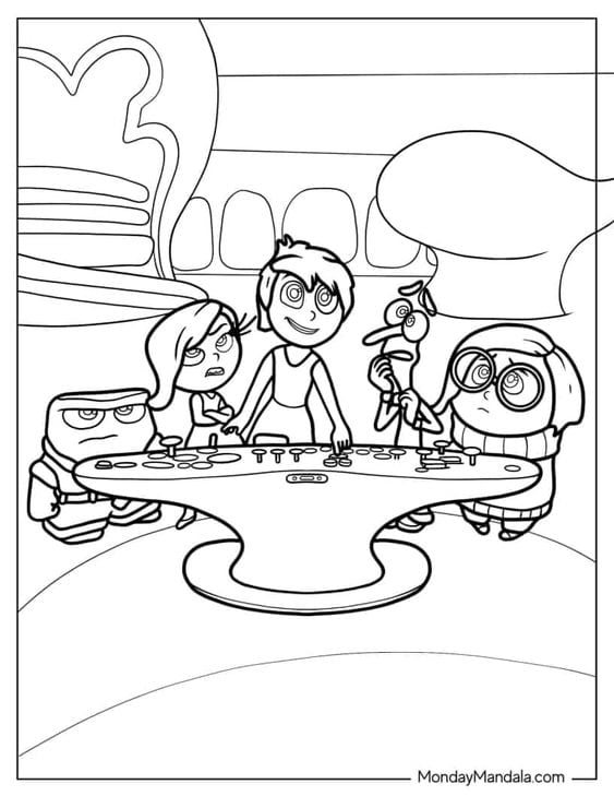 Dibujos de Alegría de Intensamente 2 para colorear