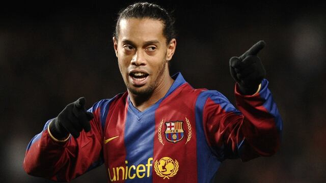 Ronaldinho en su etapa blaugrana.