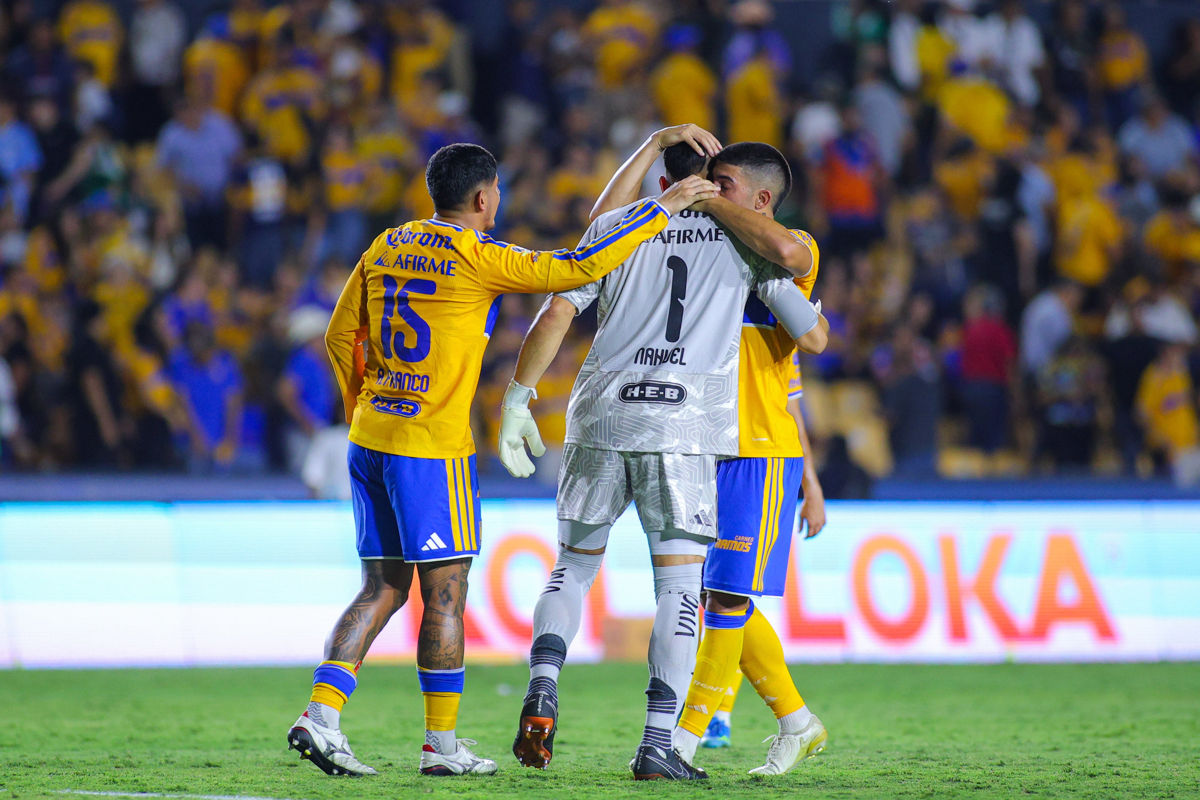 Tigres vence 2-0 al Atlante en el Estadio Universitario.