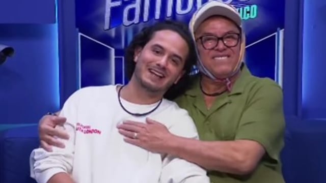 Mario Bezares y su hijo