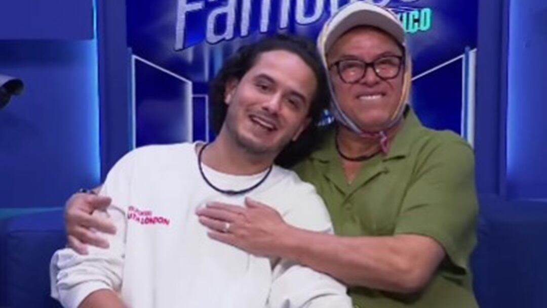 Mario Bezares y su hijo