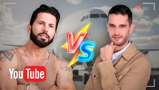 Poncho de Nigris revela en video de YouTube qué pasó después de confrontar a Adrián Marcelo en el aeropuerto
