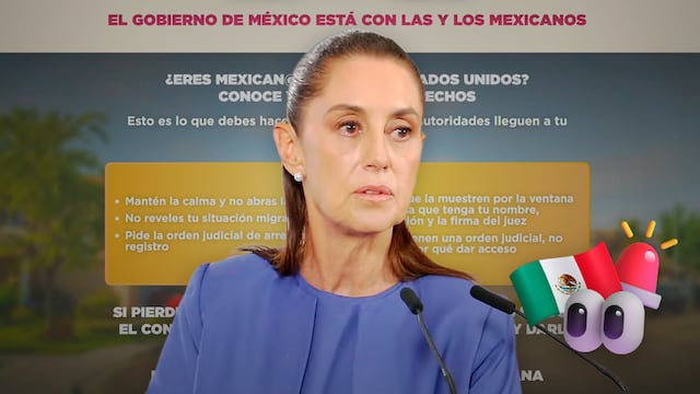 Claudia Sheinbaum anuncia acciones para apoyo a migrantes en Estados Unidos