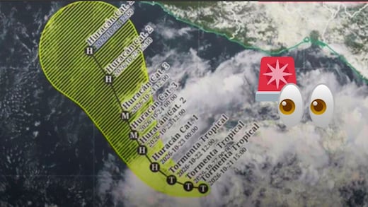 Tormenta tropical Vance se forma en el océano Pacífico, al sur de Acapulco