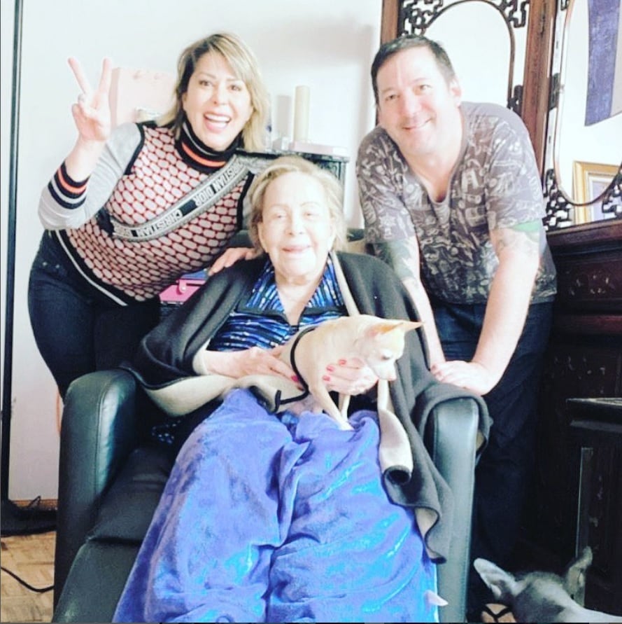 Alejandra Guzmán, Silvia Pinal y Luis Enrique