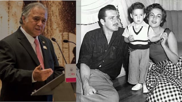 Miguel Torruco y sus padres