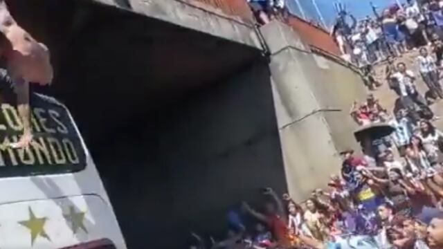 Fan caravana argentina (Foto: Captura de video)