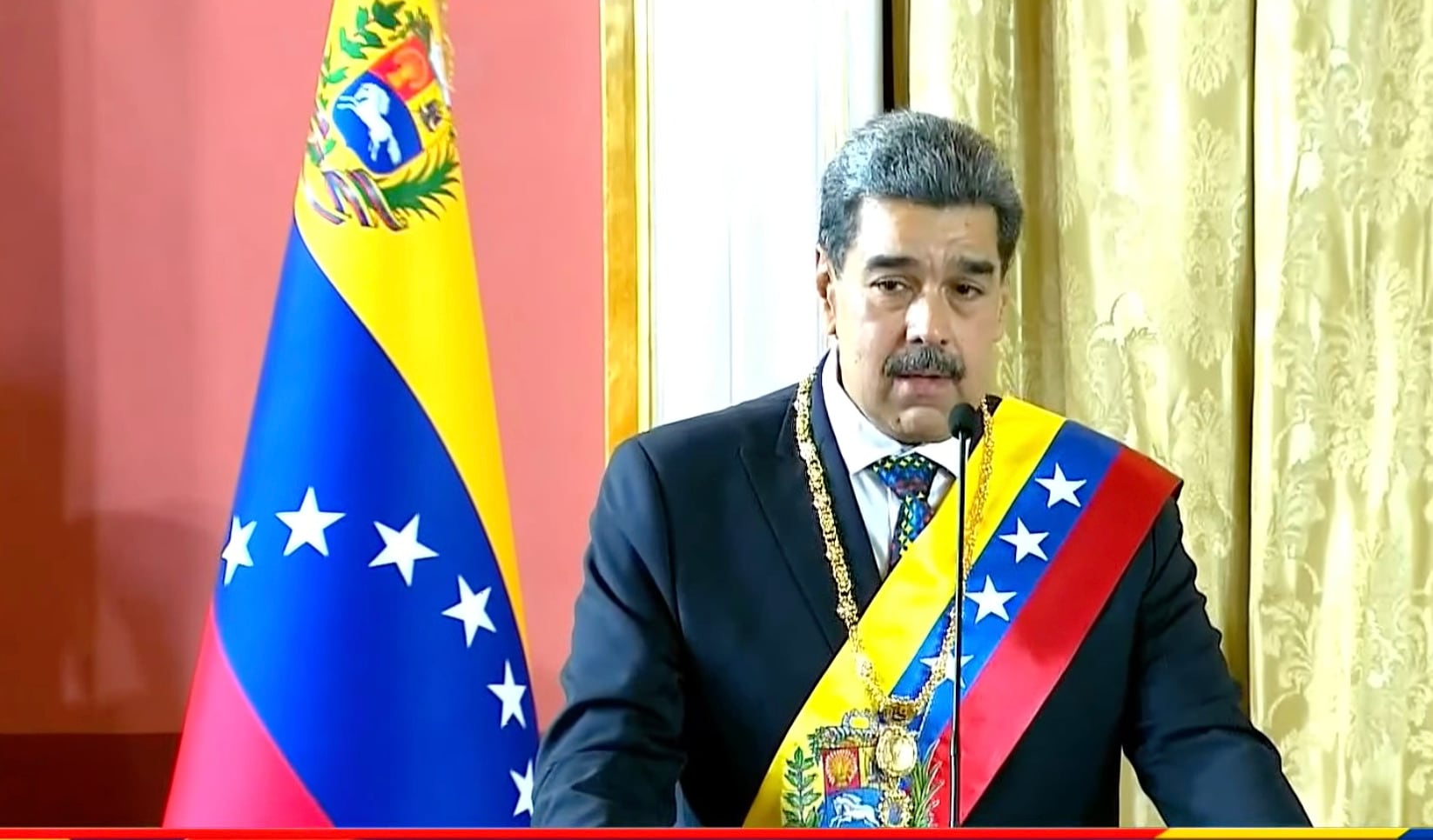 Nicolás Maduro como presidente de Venezuela para un tercer mandato