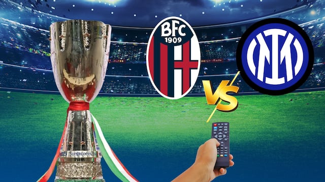Bolonia vs Inter de Milán: Hora y canal para ver la semifinal de la Supercopa de Italia