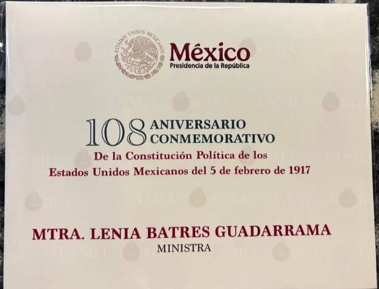 Gobierno de México invitó a tres ministras de la SCJN a la conmemoración del Día de la Constitución.