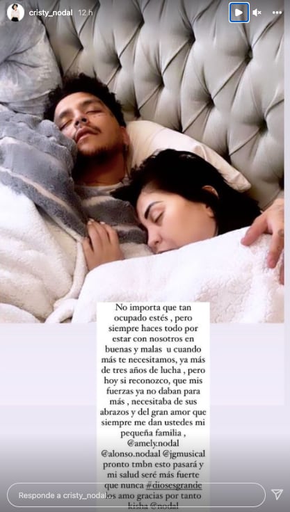 Christian Nodal junto a su madre Cristy Nodal