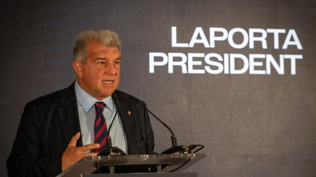 Joan Laporta es el actual presidente del FC Barcelona.
