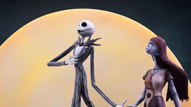 Jack Skellington y Sally de El Extraño Mundo de Jack