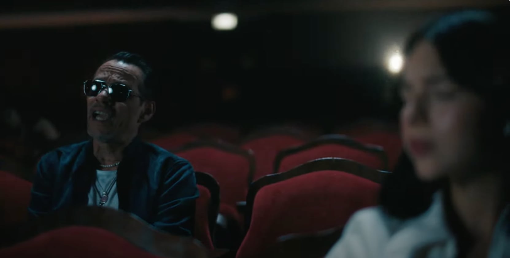 Ángela Aguilar y Marc Anthony en "No quiero hablar"