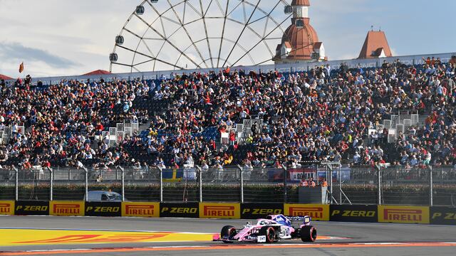 Pérez tuvo una buena carrera en Sochi