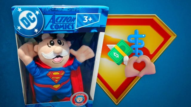 Peluche Dr Simi Superman