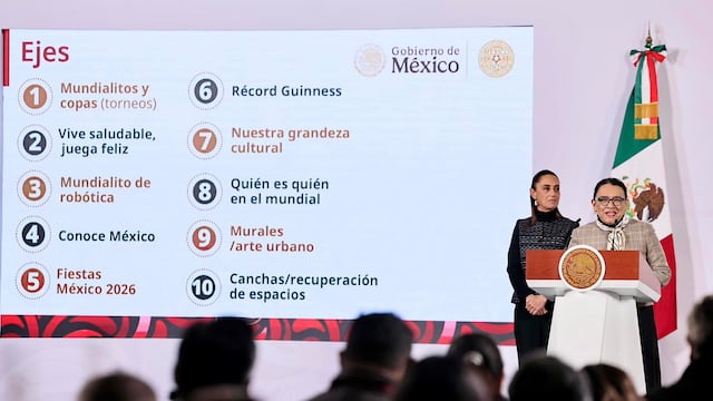 Rosa Icela Rodríguez presenta Mundial Social México 2026.