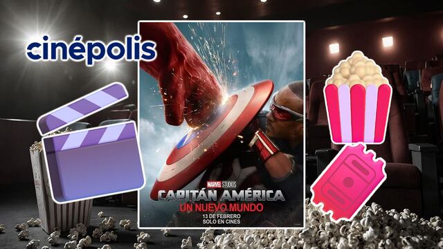 Preventa Capitán América: Un nuevo mundo en Cinépolis