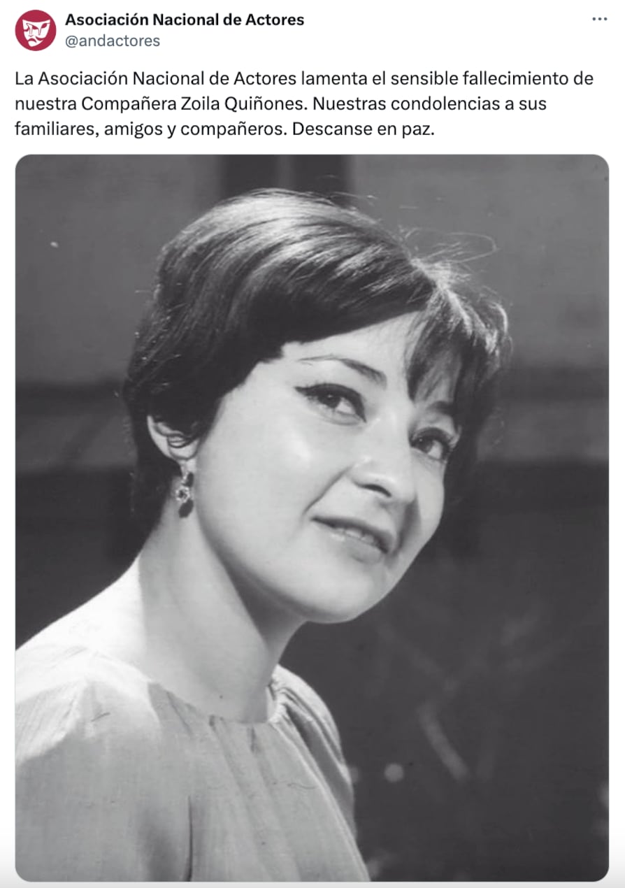 La ANDA se despide de Zoila Quiñones