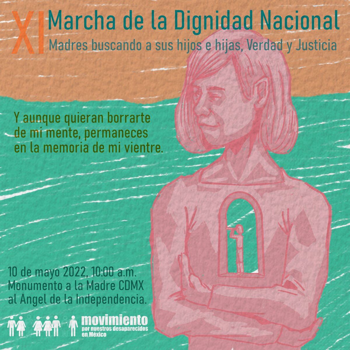 Marcha del Día de las Madres en la CDMX