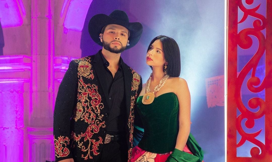 Leonardo Aguilar y Angela Aguilar.