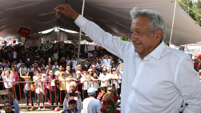 Andrés Manuel López Obrador. En busca de espacio para cierre de campaña.