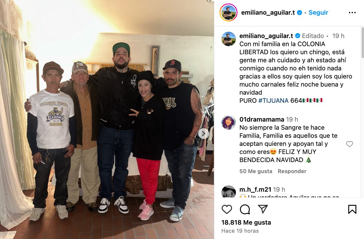 Emiliano Aguilar no celebró Navidad con Ángela ni Pepe Aguilar