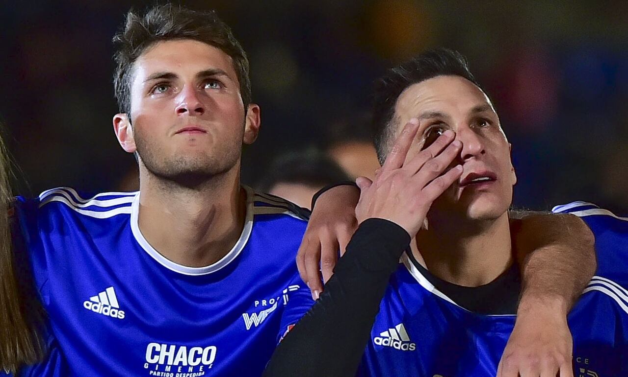 Santiago y Cristian Giménez