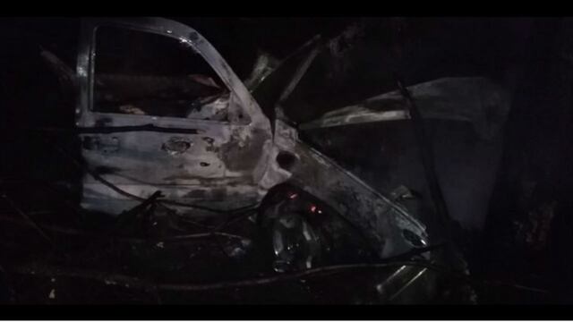 camioneta accidentada