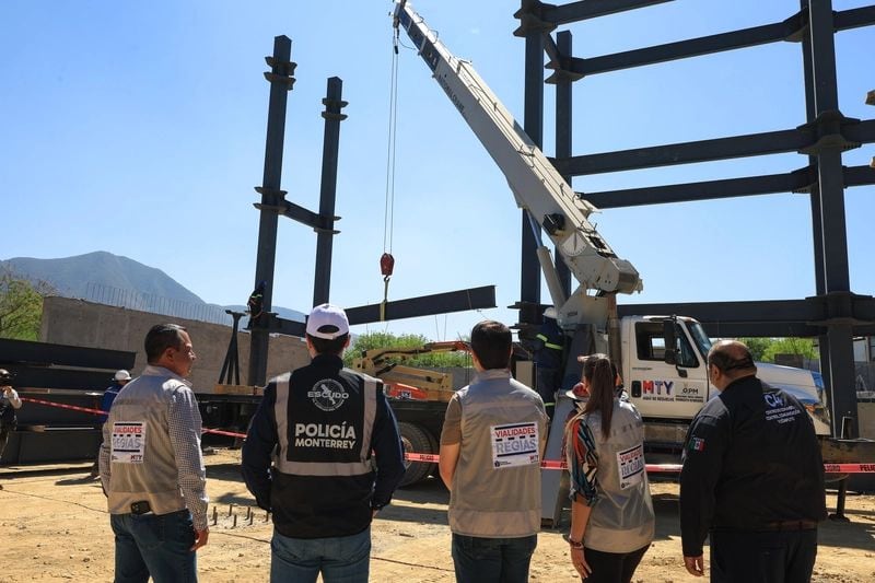 Monterrey refuerza seguridad con C4 Sur; registra 50% de avance físico