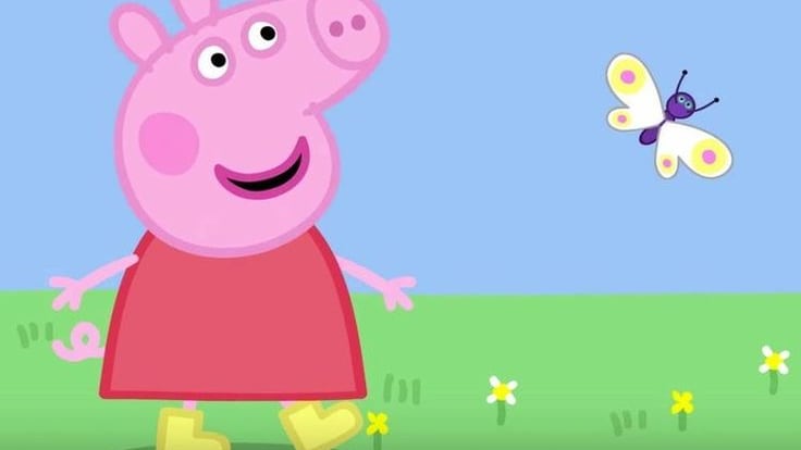 8 dibujos de Peppa Pig como personaje de cuento para colorear; Caperucita Roja, hada, princesa y más